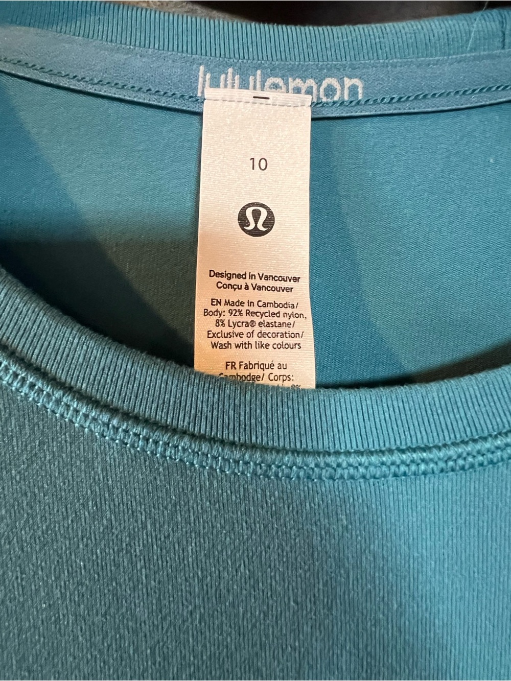 Lululemon It's Rulu Run Long Sleeve Shirt 10 Fitness Yoga Activewear Athleisure - Picture 6 of 9